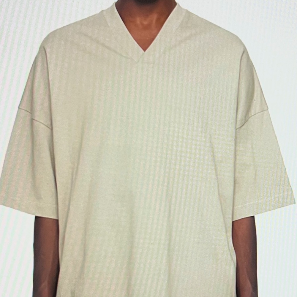 Fear of God Cream Short Sleeve Tee Oversized Fit new with tags, never worn